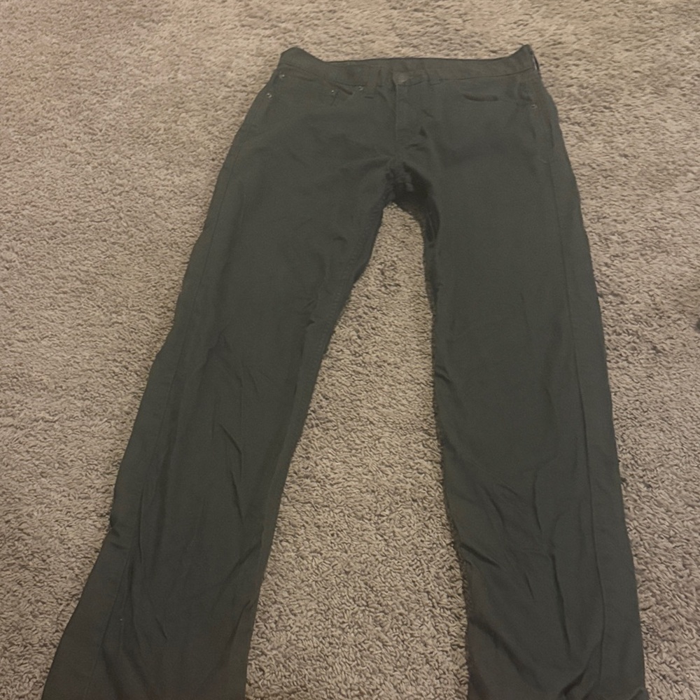 Levi Charcoal Tailored Trousers size 32W/34L